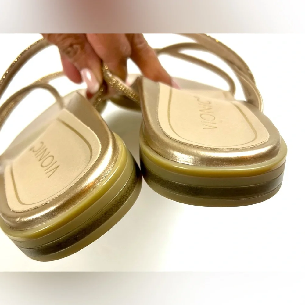 Vionic Women's Gold Sandals - Picture 6 of 8